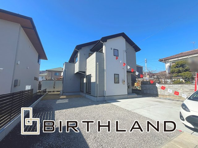 新築戸建・新築建売　伊達郡桑折町4期　醸芳小・醸芳中の外観パース|〈1号棟〉あなたのためのくつろぎの住まい～LIGARE-リガーレ-～　収納豊富な4LDK！