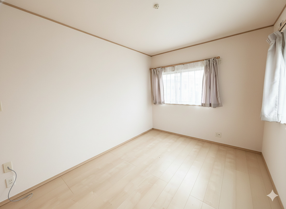 野田市中野台　中古売戸建の洋室|窓が多く、明るい空間を演出してくれます(*^^*)					
