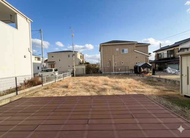 野田市中野台　中古売戸建の庭|敷地広々86坪！！広ーいお庭で家庭菜園なども実現できちゃいますね(*^^)v							
