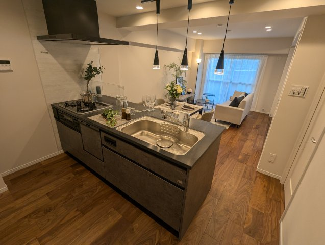 日商岩井木場マンションのキッチン