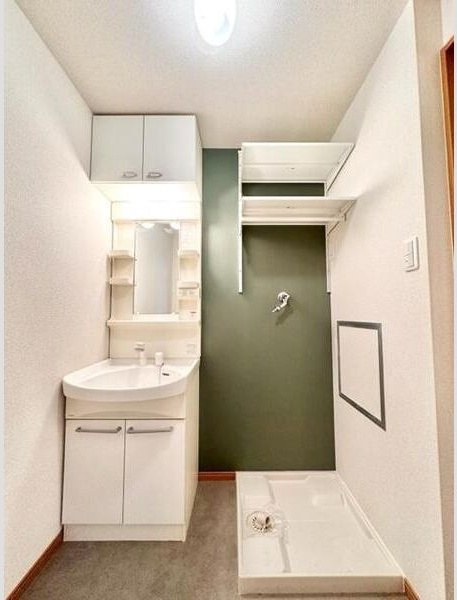 ソレイユ正徳の洗面所|スペースが確保できる洗面所です