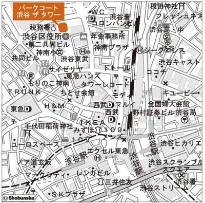 【地図】 | パークコート渋谷ザタワー