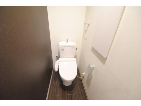 熊本市中央区水道町の賃貸マンションのトイレ