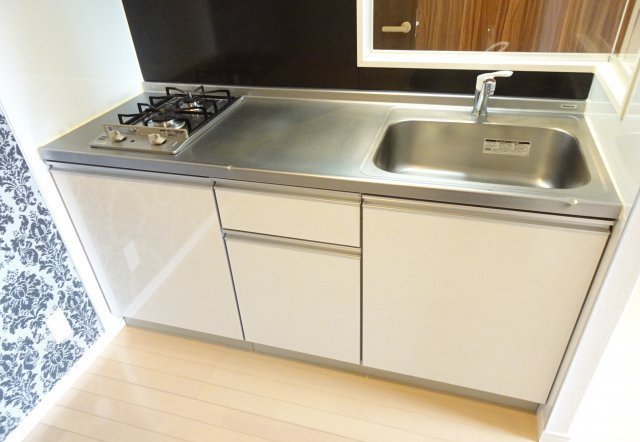 熊本市中央区水道町の賃貸マンションのキッチン