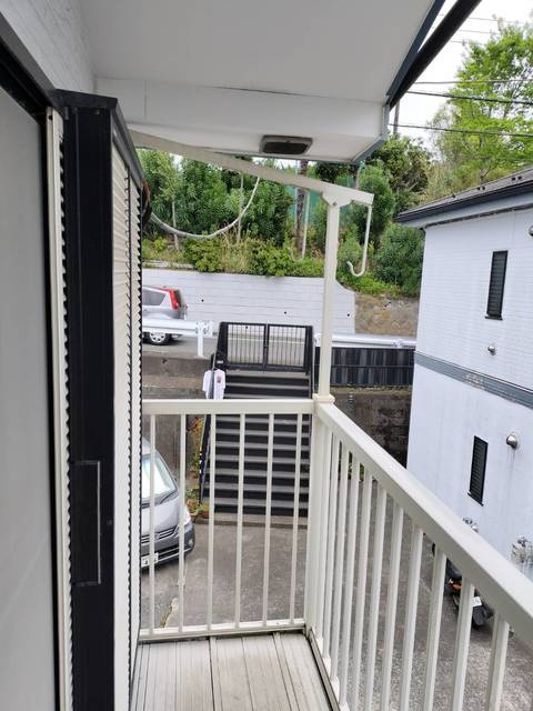 アルファメゾン二番館のバルコニー|他号室の写真です。