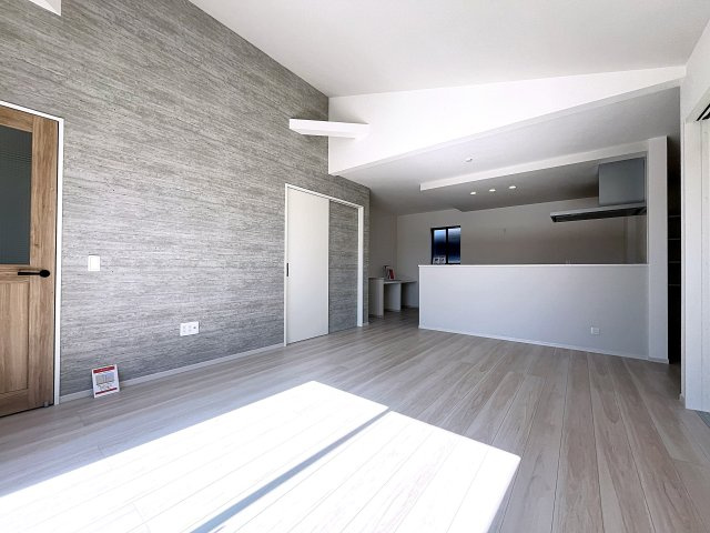 新築戸建・新築建売　伊達郡桑折町4期　醸芳小・醸芳中の居間・リビング