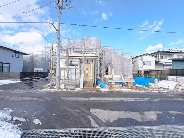 新築戸建・新築建売　伊達郡桑折町4期　醸芳小・醸芳中の前面道路含む現地写真