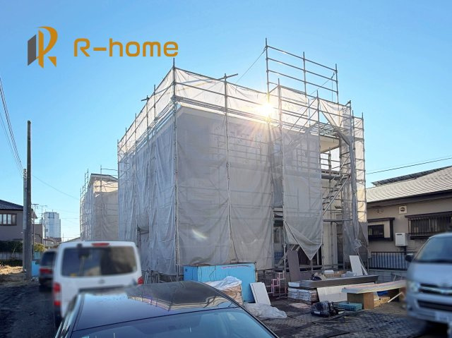 水戸市小吹町2期　新築戸建て　2号棟の外観|ご予約を頂ければ、『平日』はもちろん『早朝』や『夜間』もご見学可能です♪お気軽にお申し付けください♪