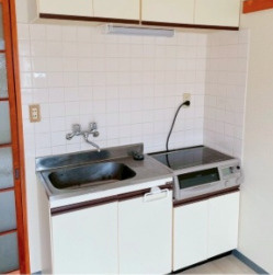 田方郡函南町　S造一棟アパートのキッチン