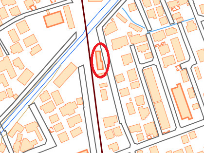 田方郡函南町　S造一棟アパートの地図