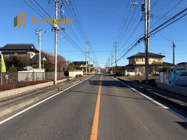 水戸市小吹町2期　新築戸建て　3号棟の前面道路含む現地写真|周辺環境も併せて案内致します♪
ぜひ現地へお越しください♪