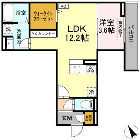 【間取り】 | クロエ橋本