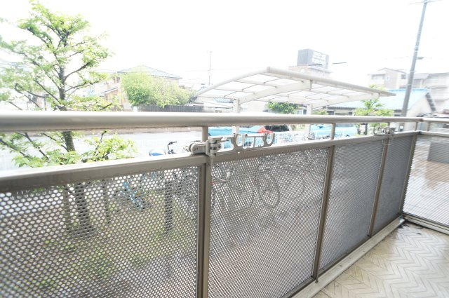 サテライト　ミーホＢ棟のバルコニー