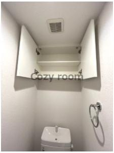 【収納】 | セレニテ江坂エクラ | WC上部の収納棚