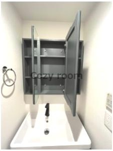 【収納】 | セレニテ江坂エクラ | 独立洗面台の収納スペース