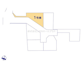 【区画図】 | 立川市柏町4丁目　新築戸建　【全8棟】