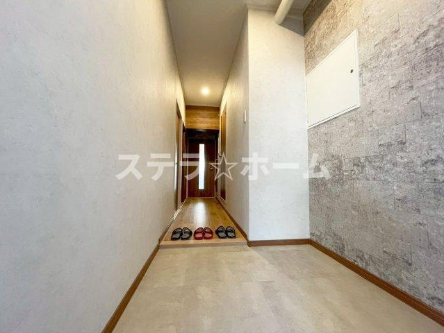 ハイム北野の玄関|シンプルで使いやすい玄関です