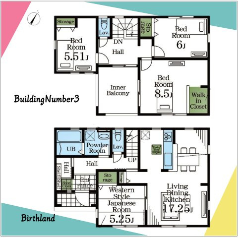 新築戸建・新築建売　鴻巣市屈巣第4　屈巣小・川里中