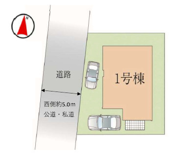 練馬区大泉学園町6丁目　機能的なこだわり邸宅　限定1棟の区画図