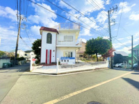 富岡西1丁目中古戸建　『東京湾遠望の屋上』×『南西・北西角地』の画像