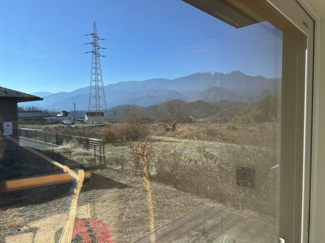 【展望】 | 【北杜市明野町上手】南アルプス等の山並みが望める築浅物件 | １階からの眺望
