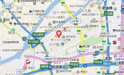 【地図】 | プレサンス江戸堀