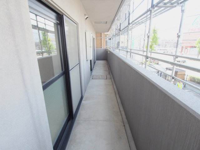 パークヒルズ6番館のバルコニー