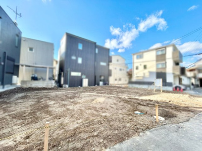 【前面道路含む現地写真】 | 豊中市三和町　土地　注文住宅　建築条件なし