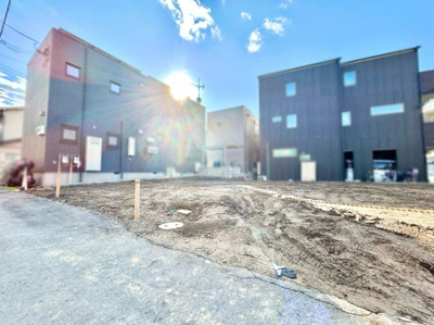 【前面道路含む現地写真】 | 豊中市三和町　土地　注文住宅　建築条件なし