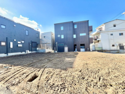 【前面道路含む現地写真】 | 豊中市三和町　土地　注文住宅　建築条件なし
