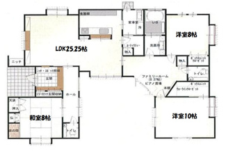 【間取り】 | 茂原市小林　平屋中古戸建 | 図面と現況に相違がある場合、現況を優先致します。