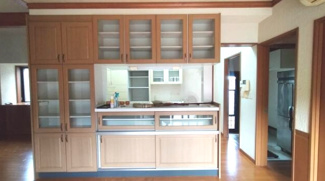 【キッチン】 | 茂原市小林　平屋中古戸建 | 平成13年4月築 4LDK平屋建 敷地約167坪リビング約25帖 カーポート3台都市ガス 閑静な立地