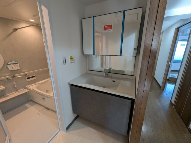 シャンテ川西4号の独立洗面台