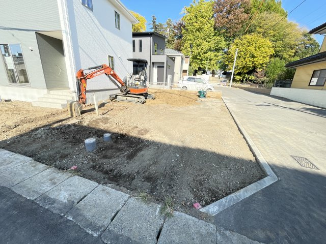 新築戸建・新築建売　KIP伊勢崎市美茂呂町1期　茂呂小・第一中の前面道路含む現地写真