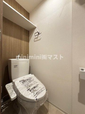 大阪市東成区大今里西３丁目の賃貸マンションのトイレ