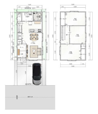 【参考プラン】 | 宇治市大久保町平盛　土地 | 参考プラン図（詳細はお問合せください）