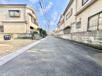 【前面道路含む現地写真】 | 宇治市大久保町平盛　土地