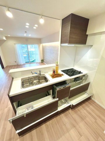 クリーンリバー桑園のキッチン