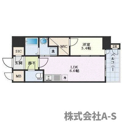 エステムコート名古屋新栄Ⅳネストの間取り|現況優先