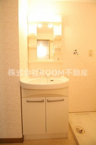 エスポワールはるかの独立洗面台|独立洗面台、朝の身支度には欠かせません