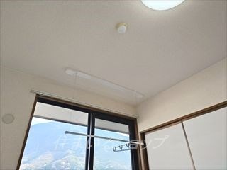 広島市安佐北区亀山１丁目のアパートの設備|便利な室内物干し
