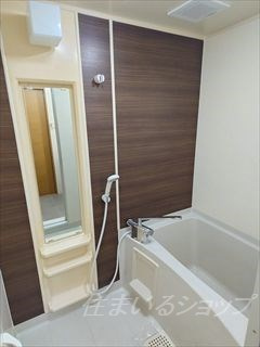 メゾン清水Ⅱの浴室|退去時の内観です
