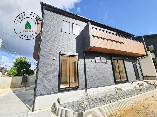 福岡市城南区東油山2丁目第1-2棟（1号棟）の外観|デザイン性のある外観です。