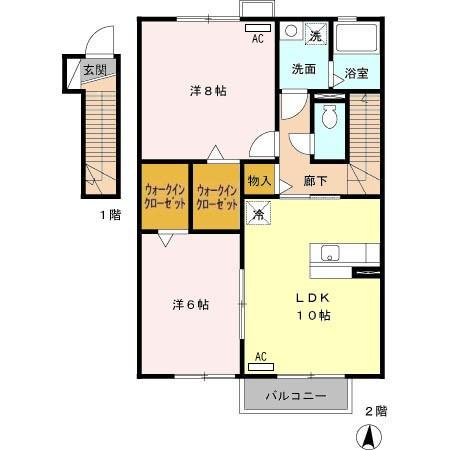 プラム クレインの間取り