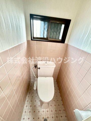 矢田貸家のトイレ