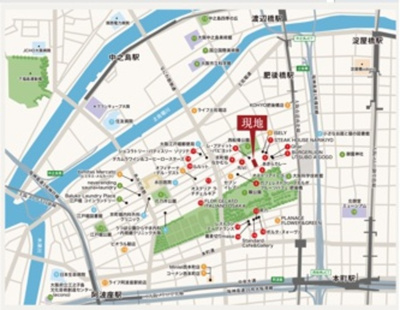 【地図】 | 京町堀ビューアパートメント