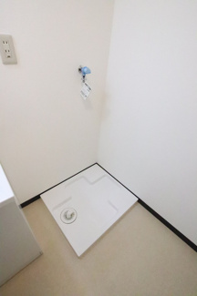 室内洗濯機置き場♪
