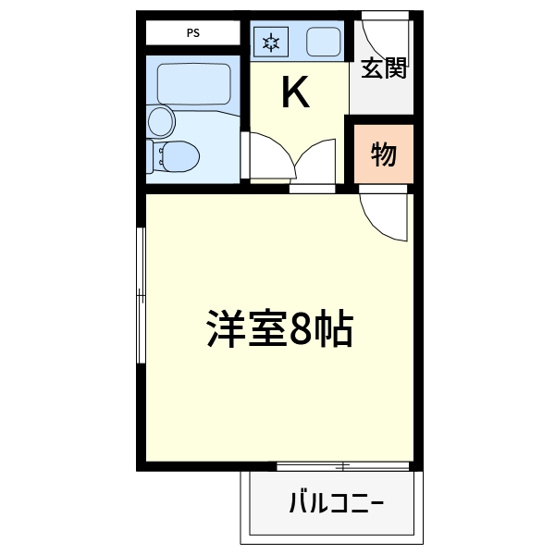 【間取り】 | ハイツオーキタ津之江