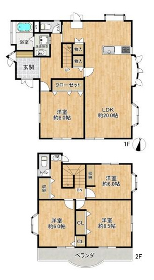 【間取り】 | 須磨区若草町3丁目　中古戸建