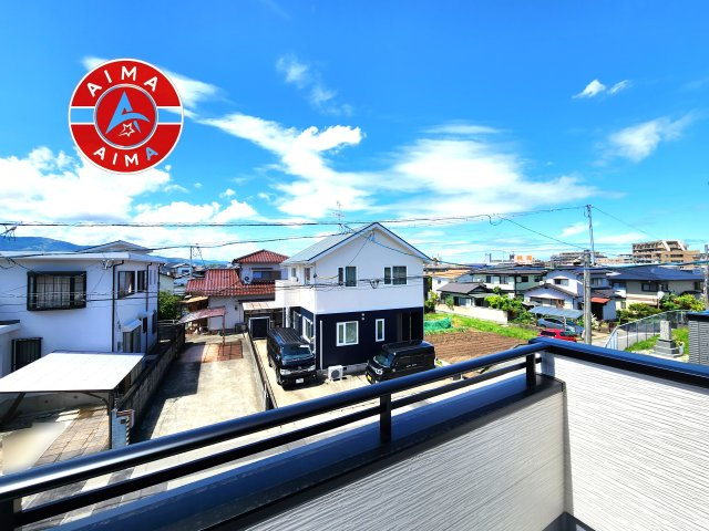 春日市須玖南7丁目第1-3棟（2号棟）の展望|窓から緑が見える物件も魅力的です。